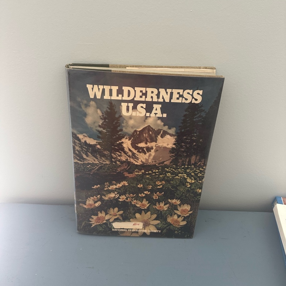 VINTAGE 1973 WILDERNESS U.S.A  NATIONAL GEOGRAPHIC SOCIETY HARDCOVER BOOK